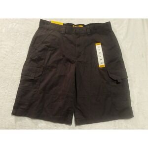 NEW Regal Exchange Cargo Shorts Men's 34 Brown Outdoor Hiking Missing‎ Button
